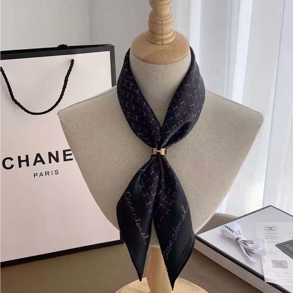 CHANEL Accessories - CHANEL Glossy Black Sandals